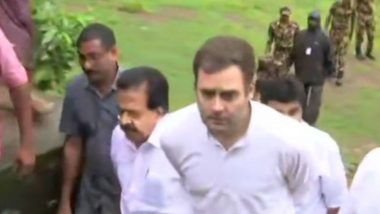 Kerala Floods: Rahul Gandhi Writes Letter to Union Ministers, Seeks Help For Rehabilitation Work  in Wayanad