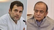 Arun Jaitley Dies: Rahul Gandhi Condoles Former Finance Minister's Demise