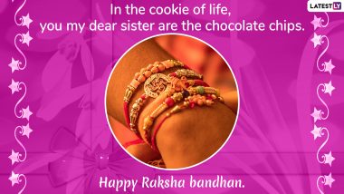 Happy Raksha Bandhan 2019 Wishes For Brothers & Sisters: WhatsApp Stickers, GIF Image Messages, SMS and Rakhi Greetings to Send on Hindu Festival