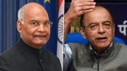 Arun Jaitley Health Update: President Ram Nath Kovind Meets Ailing BJP Leader at AIIMS Today