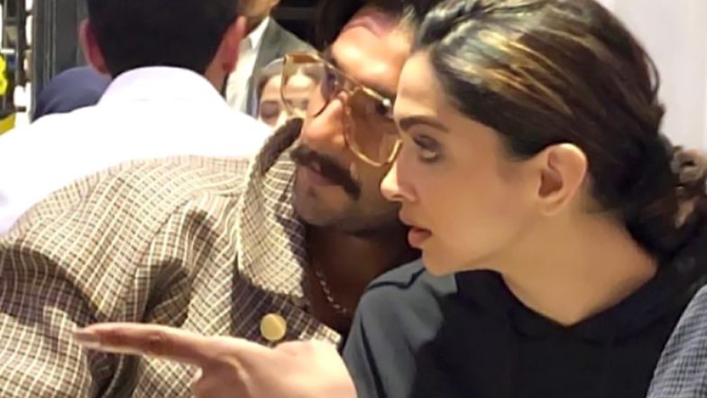 Deepika Padukone and Ranveer Singh Look Cute in This Candid Shot! (View More Pics)