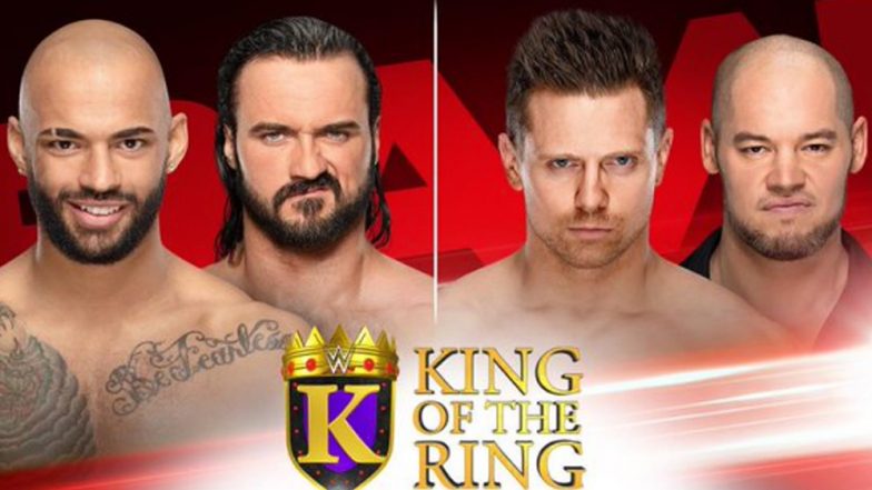 WWE Raw Aug 26, 2019 Live Streaming & Preview: King of Ring Tournament Continues as Ricochet Faces Drew McIntyre & The Miz Takes on Baron Corbin