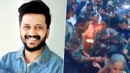 Maharashtra Floods: Riteish Deshmukh Is Overwhelmed Seeing Sangli Women Tying Rakhis to Brave Soldiers, Says &lsquo;Gratitude to the Saviours&rsquo; (Watch Video)