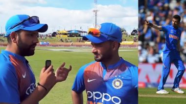 Yuzvendra Chahal Makes a Cheeky Remark on Rohit Sharma-Rishabh Pant Interview Shared by BCCI on India vs West Indies Tour