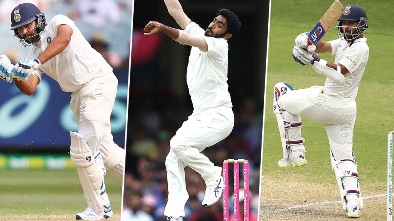Rohit Sharma Takes Ajinkya Rahane and Jasprit Bumrah's Interview Post India's Big 318-Run Win Over West Indies in 1st Test (Watch Video)