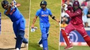 India vs West Indies 1st ODI 2019: Rohit Sharma, Virat Kohli, Chris Gayle and Other Players to Watch Out for at Guyana