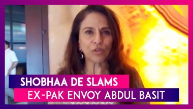 Shobhaa De Slams Ex-Pak Envoy Abdul Basit For Saying He 'Influenced' Her Writing On Kashmir