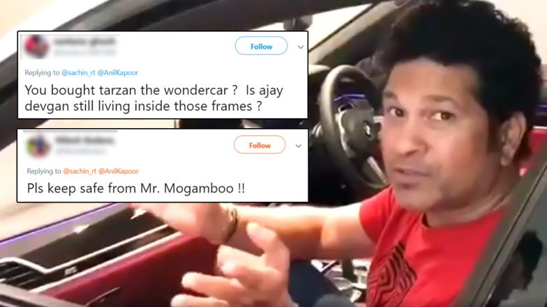 Sachin Tendulkar Demonstrate Driverless Car Parking With ‘Mr India’; Fans Come Up With Funny Memes and Jokes on the Cricket God