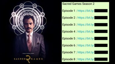 Sacred Games 2 Leaked on WhatsApp! Pirated Bit.ly Links of Eight Episodes to Watch & Free Download Online Go Viral