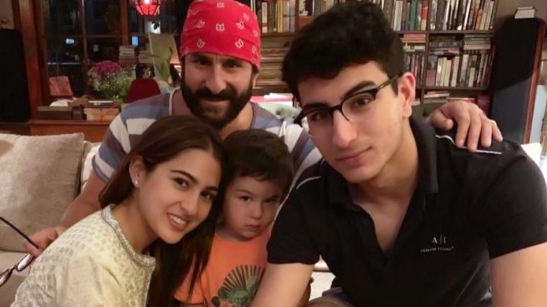 Sara Ali Khan’s Choice of Pic to Wish Her Abba Saif Ali Khan Is Simply Adorable!