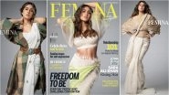 Sara Ali Khan Flaunts Washboard Abs and Stylish Ways to Drape Sarees As Femina India&rsquo;s Latest Covergirl (View Pics)
