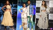 LFW Winter/Festive 2019 Day 5: Shilpa Shetty Looks Resplendent in Beige Lehenga, Genelia-Riteish Deshmukh Rock The Indo-Western Look (View Pics)