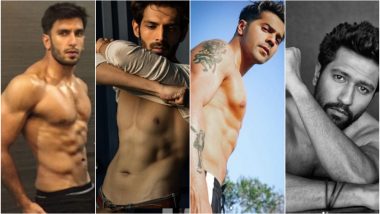 VOTE! Vicky Kaushal, Varun Dhawan, Ranveer Singh or Kartik Aaryan: Which Actor Looks the Hottest in These Shirtless Pictures?