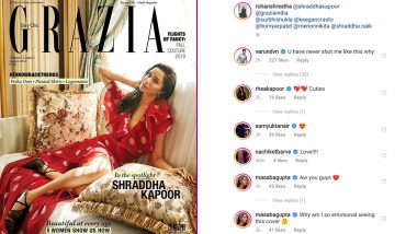 Shraddha Kapoor Poses For Rumoured Boyfriend Rohan Shrestha on Grazia Magazine Cover, Varun Dhawan And Masaba Gupta Almost Confirm Their Relationship!