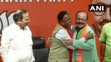 TMC MLA and Former Kolkata Mayor Sovan Chatterjee Joins BJP