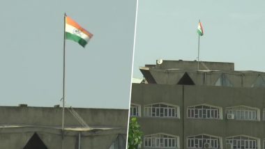 Jammu and Kashmir State Flag Removed From Civil Secretariat Building, Only Tricolour Seen