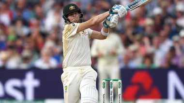 Steve Smith Sweeps Off a Beach Ball to the Boundary During Ashes 2019, 4th Test Match, Day 1 (Watch Video)