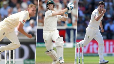 Ashes 2019 First Test Stats: Steve Smith Surpasses Virat Kohli, Stuart Broad Takes 450 Wickets & Other Records Made in Edgbaston Test