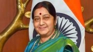 Sushma Swaraj Antim Darshan And Funeral Live Streaming on DD News: Watch Final Journey And Last Rites of Former Foreign Minister