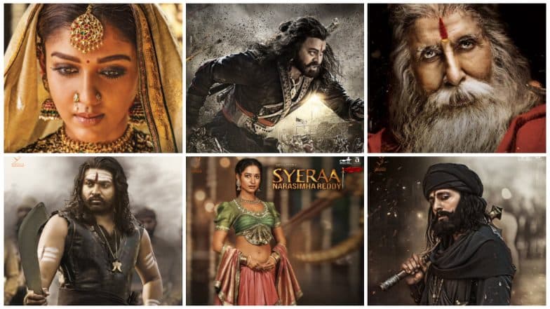 Sye Raa Narasimha Reddy New Character Posters: From Amitabh Bachchan to Nayanthara, Meet The Warriors of Sye Raa in the Chiranjeevi-Starrer - View Pics Sye Raa Narasimha Reddy New Character Posters: From Amitabh Bachchan to Nayanthara, Meet The Warriors of Sye Raa in the Chiranjeevi-Starrer - View Pics