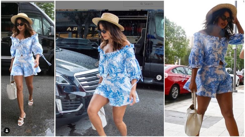 Yo or Hell No! Priyanka Chopra Slips into Dakota Jinx Blue Separates
