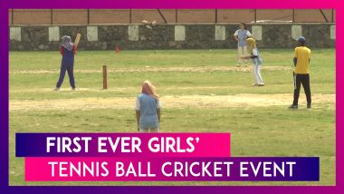 Jammu & Kashmir - First Ever Girls Tennis Ball Cricket Tournament Held In Budgam