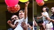Taimur Ali Khan and Inaaya Naumi Kemmu Spotted Celebrating Dahi Handi! (View Pics)
