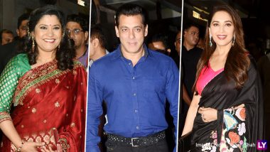 Madhuri Dixit, Salman Khan, Renuka Shahane, Mohnish Bahl Turn Up for Hum Aapke Hain Koun’s 25-Year-Anniversary Special Screening and Our Hearts Are Going DHIK TANA (See Pics)