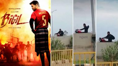These Pics of Thalapathy Vijay Riding a Harley-Davidson Motorcycle from the Sets of Bigil Go Viral