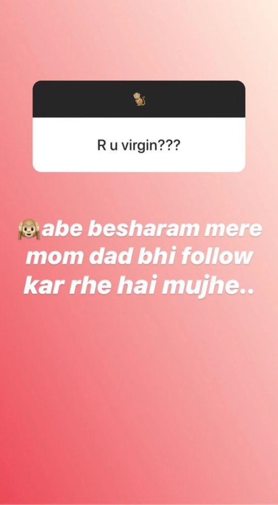 Tiger Shroff asked about his virginity.