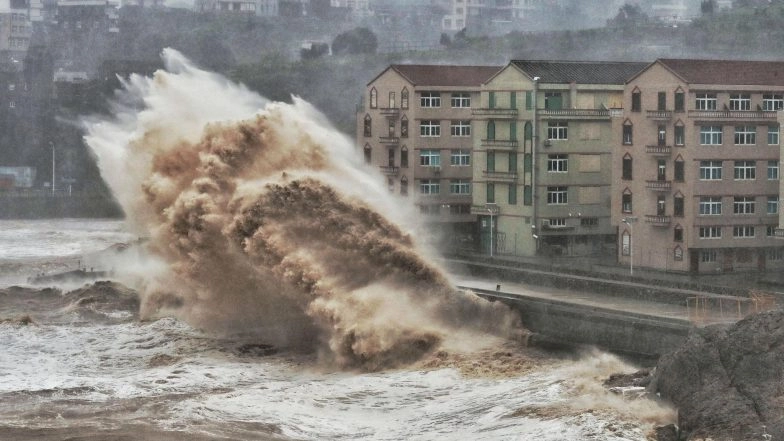 Typhoon Lekima: 13 Dead, 16 Missing in Landslide in East China