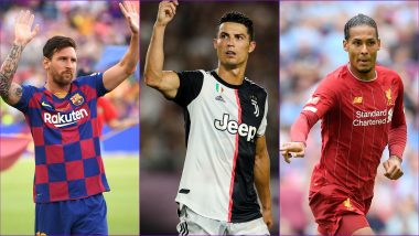 UEFA Men’s Player of the Year Award 2019: Lionel Messi, Cristiano Ronaldo and Virgil van Dijk Nominated for the Prestigious Award
