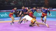 PKL 7 Match Results: UP Yoddha pip Struggling Puneri Paltan 35-30