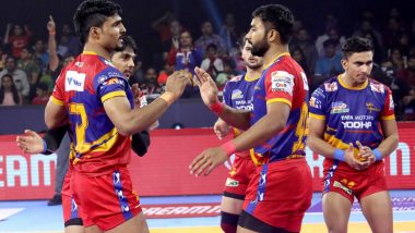 PKL 2019: UP Yoddha Defeat Bengaluru Bulls by 35–33 in a Nail-Biter