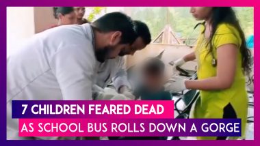 7 Children Feared Dead As School Bus Rolls Down A Gorge In Tehri Garhwal, Uttarakhand