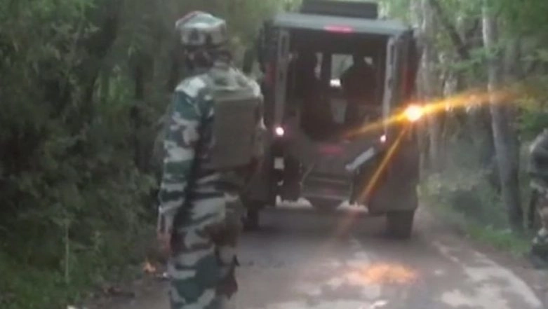 Jammu And Kashmir: Exchange of Fire Underway Between Terrorists & Security Forces