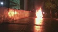 Mumbai: Fire in Moving Car on LBS Road in Mulund, Passengers Come Out Safe