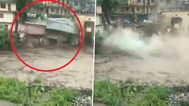 Uttarakhand Rains: House Collapses As Flash Flood Hits Chamoli District, IMD Predicts More Rainfall; Watch Video