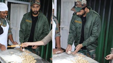 Vicky Kaushal Makes His First Ever 'Roti' For The Indian Army and He Is Beyond Thrilled! (View Pics and Video)