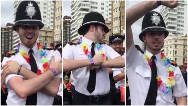 Video of Policeman Dancing While Lip Syncing at Brighton Pride Impresses Netizens!