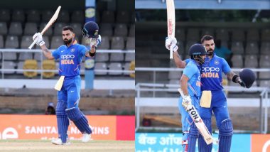 India vs West Indies 3rd ODI Stat Highlights: Virat Kohli Scripts History As IND Beat WI by 6 Wickets to Seal ODI Series 2–0