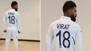 Virat Kohli to Sport 'Number 18' Test Jersey in The First Test Match Against West Indies in Antigua (View Pic)