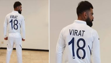 Virat Kohli to Sport 'Number 18' Test Jersey in The First Test Match Against West Indies in Antigua (View Pic)