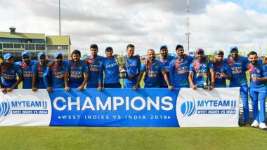 Virat Kohli is Happy and Proud of Team India After Winning T20I Series 3–0 Against West Indies; Shares Picture With His Boys!