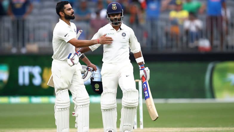 Virat Kohli-Ajinkya Rahane Hit 8th Hundred-Plus Partnership During IND Vs WI 1st Test to Surpass Sachin-SouravтАЩs Record, Storm Twitter With Praises (See Tweets) Virat Kohli-Ajinkya Rahane Hit 8th Hundred-Plus Partnership During IND Vs WI 1st Test to Surpass Sachin-SouravтАЩs Record, Storm Twitter With Praises (See Tweets)