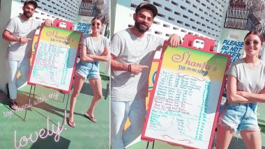 Virat Anushka Xxx - Virat Kohli and Anushka Sharma Enjoy Meal on a Sunny Day in Guyana Ahead of  India vs West Indies 1st ODI 2019, Indian Skipper Shares Photo on Instagram  | ðŸ LatestLY