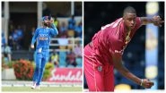 India vs West Indies 2nd ODI 2019 Match Highlights: India Wins by 59 Runs (DLS Method) to Take 1-0 Lead in 3-Match Series