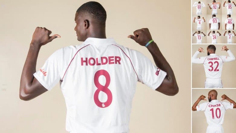 Cricket West Indies Reveals Jersey Numbers of Players Ahead of First Test Against India
