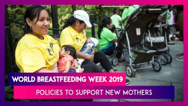 World Breastfeeding Week 2019  Policies Suggested by WHO and UNICEF to Support New Mothers