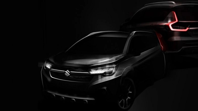Maruti Suzuki XL6 Crossover Design Sketches Officially Revealed Ahead of India Launch